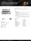 Cooking Performance Group 60GTRBNL Specsheet