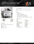 Cooking Performance Group G15-NG(CPG) Specsheet