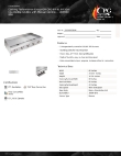 Cooking Performance Group G60-NG(CPG) Specsheet