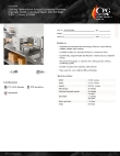 Cooking Performance Group 351ICOEV50B Specsheet Cooking Performance Group 351ICOEV50B Specsheet