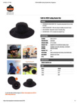 COOLING BUCKET HAT - SPEC SHEET