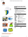 COOLING HARD HAT NECK SHADE - PVA - LIME SPEC SHEET