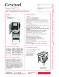 Cleveland SteamChef Connectionless Countertop Steamers Specs Cleveland SteamChef Connectionless Countertop Steamers Specs