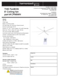 664CP96WH cutsheet