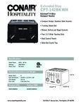 CPT-142BK Conair Hospitality Cuisinart 4 slice toaster spec sheet CPT-142BK Conair Hospitality Cuisinart 4 slice toaster spec sheet