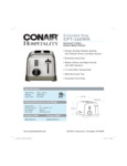 CPT-160WH Cuisinart extended stay toaster spec sheet