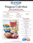 Handy Pelagicus Crab Meat Specsheet