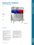 Crathco CS-2D-16 Series Spec Sheet Crathco CS-2D-16 Series Spec Sheet