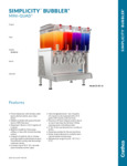 Crathco CS-4E-16 Series Spec Sheet Crathco CS-4E-16 Series Spec Sheet