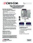 Cres Cor RRUA16DE and RRUA16DX Spec Sheet