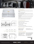 Crown Verity Built-In Grills Specsheet Crown Verity Built-In Grills Specsheet