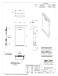 Crown Verity IBI-VD Infinite Series Built-Veritcal Access Doors Line Drawing Crown Verity IBI-VD Infinite Series Built-Veritcal Access Doors Line Drawing