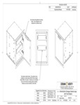 Crown Verity IBILC-2D Infinite Series Large Built-In Cabinet with Two Drawer Line Drawing Crown Verity IBILC-2D Infinite Series Large Built-In Cabinet with Two Drawer Line Drawing
