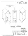 Crown Verity IBILC-PH Infinite Series Large Built-In Cabinet with Propane Tank Holder Line Drawing Crown Verity IBILC-PH Infinite Series Large Built-In Cabinet with Propane Tank Holder Line Drawing