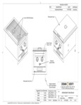 Crown Verity IBISBLP Infinite Series Dual Side Burner LP Line Drawing Crown Verity IBISBLP Infinite Series Dual Side Burner LP Line Drawing
