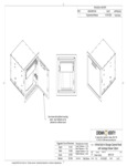 Crown Verity IBISC-GH Infinite Series Small Built-In Cabinet with Garbage Holder Line Drawing Crown Verity IBISC-GH Infinite Series Small Built-In Cabinet with Garbage Holder Line Drawing