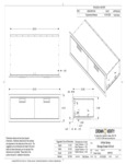 Crown Verity IBIXX-DD 24 30 36 42 48 Infinite Series Hoizontal Drawers Line Drawing Crown Verity IBIXX-DD 24 30 36 42 48 Infinite Series Hoizontal Drawers Line Drawing