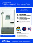 Curtron-Cold-Storage-Infitting-Swing-Door Spec Sheet Curtron-Cold-Storage-Infitting-Swing-Door Spec Sheet