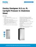 Danby DUFM085A4BSLDD Spec Sheet Danby DUFM085A4BSLDD Spec Sheet