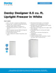 Danby DUFM085A4WDD Spec Sheet