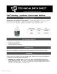 DAP Bonding Liquid Floor Leveler Additive Specsheet DAP Bonding Liquid Floor Leveler Additive Specsheet