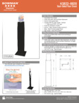 BOWMAN Black Dual-Sided Floor Stand BOWMAN Black Dual-Sided Floor Stand