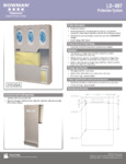 BOWMAN Quartz Beige ABS Plastic Protective Wear Organizer BOWMAN Quartz Beige ABS Plastic Protective Wear Organizer