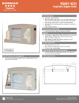 BOWMAN Quartz Beige ABS Plastic Respiratory Hygiene Station- Locking BOWMAN Quartz Beige ABS Plastic Respiratory Hygiene Station- Locking