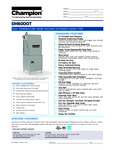 Champion DH6000T Specsheet