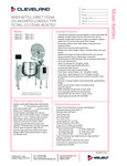 Direct Steam Mixer Kettle MKDL Direct Steam Mixer Kettle MKDL
