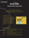 Induction Cooktops Spec Sheet Induction Cooktops Spec Sheet