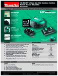 Makita DRC200 Spec Sheet Makita DRC200 Spec Sheet