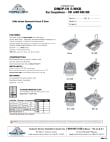 Advance Tabco Drop-in Sink Specsheet