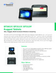 DT Research DT301Y,311Y,313Y Specsheet DT Research DT301Y,311Y,313Y Specsheet