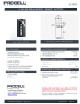 Duracell Procell PC1400 Batteries Specsheet