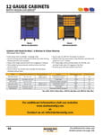 Durham 12 Gauge Cabinets with Hook On Bins Spec Sheet
