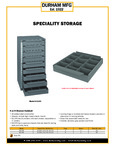 Durham 610-95 Storage Spec Sheet Durham 610-95 Storage Spec Sheet