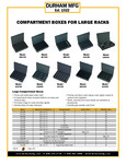 Durham Compartment Box Spec Sheet