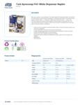 DX800_Tork+Xpressnap+Fit®+White+Dispenser+NapkinSpec DX800_Tork+Xpressnap+Fit®+White+Dispenser+NapkinSpec
