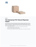 DX806E_Tork+Xpressnap+Fit®+Natural+Dispenser+NapkinSpec DX806E_Tork+Xpressnap+Fit®+Natural+Dispenser+NapkinSpec