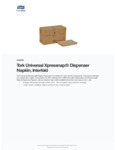 Tork Universal Xpressnap® 1-Ply Natural Kraft Interfold Napkin Dispenser 