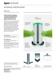 Dyson Airblade 970528-01 HEPA Tech Specsheet