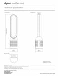 Dyson Pure Cool TP07 tech spec