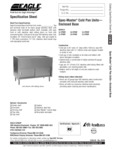 Eagle Group Enclosed Cold Food Table Spec Sheet Eagle Group Enclosed Cold Food Table Spec Sheet