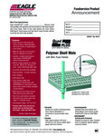 Eagle Group Quad Plus Polymer Shelf Mats Eagle Group Quad Plus Polymer Shelf Mats