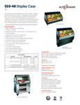ED3-48 Display Case Spec Sheet ED3-48 Display Case Spec Sheet