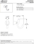 EDGEMERE DOUBLE ROBE HOOK SPEC EDGEMERE DOUBLE ROBE HOOK SPEC