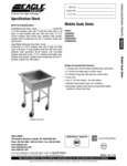 MOBILE SOAK SINK 14G spec sheet