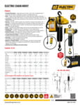 Electric-Chain-Hoists-Specs Electric-Chain-Hoists-Specs