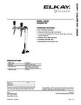 Elkay 438DSC2K Column Tap Specsheet Elkay 438DSC2K Column Tap Specsheet